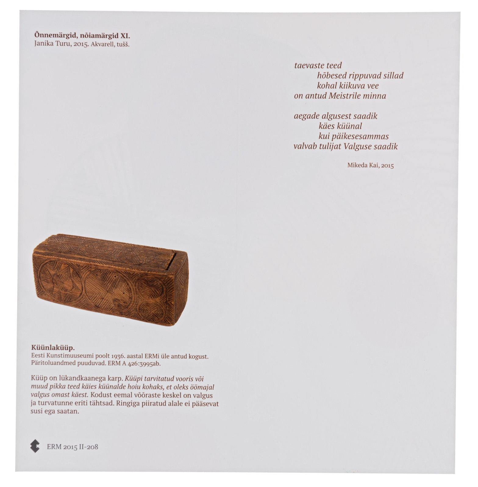 Õnnemärgid, nõiamärgid XI - Image 2