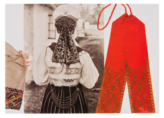 Rahvariietes Pühalepa naine