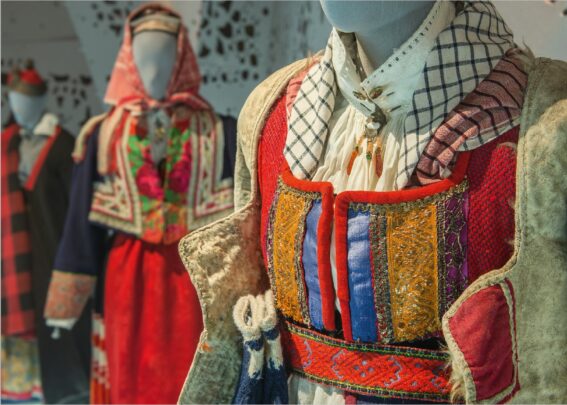 Winter costume from Jämaja parish, mid-19th century