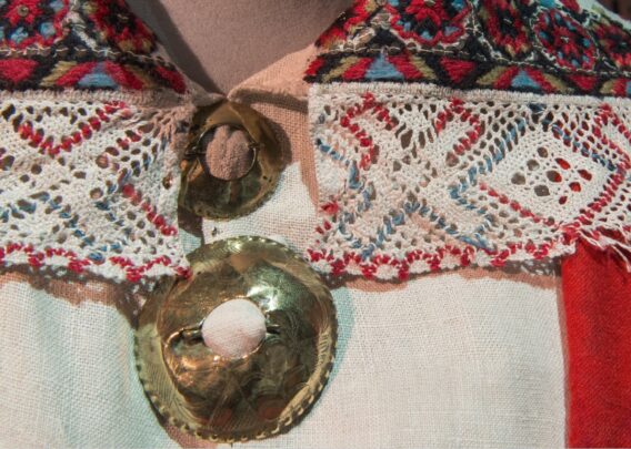 Woman's costume from Jaani parish, mid-19th century