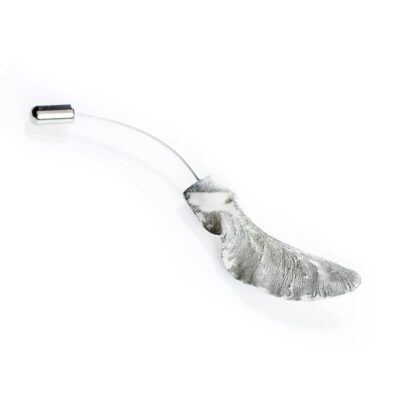 Silver Brooch "Maple Keys"