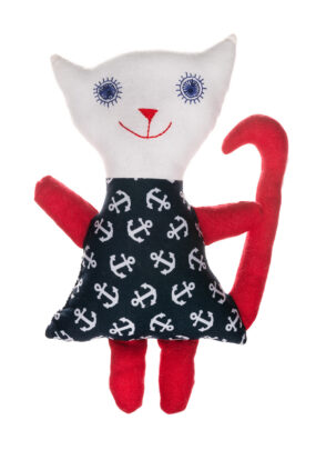 Ankrutega kleidiga mängukass