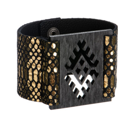 Kuldse rihmaga käevõru "Vägi", suurus M