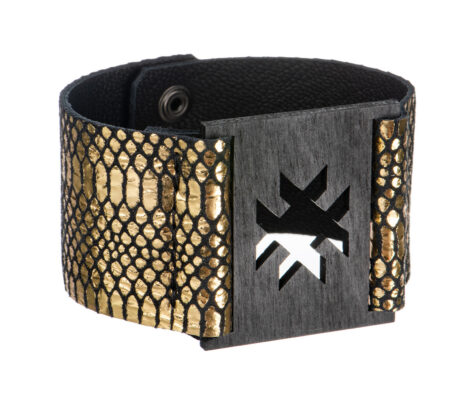 Kuldne rihmaga käevõru "Kaitse", suurus S