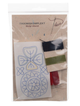 2 motiiviga arhailise tikandi tikkimiskomplekt