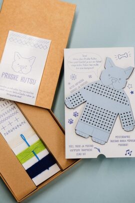 Tee-ise käsitöökomplekt "Priske Kutsu" helesinine