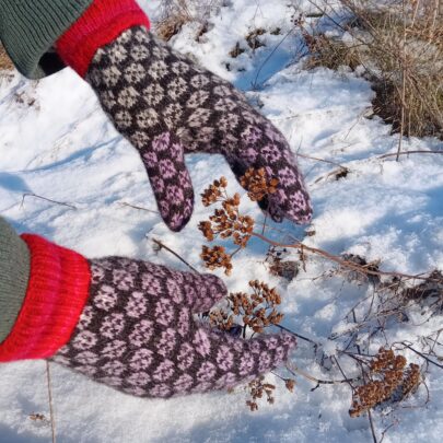 Lambavillast sõrmkindad