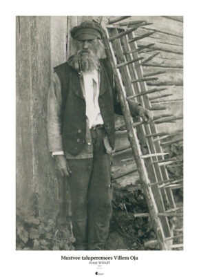 Poster "Mustvee peremees Villem Oja"