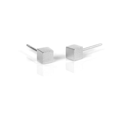 Hõbekõrvarõngad "Satine Cube"