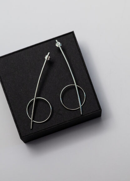 Hõbedast kõrvarõngad "Kompa" - Image 3