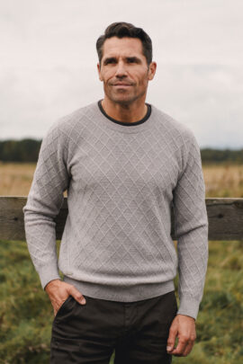 Helehall kampsun "Robbi" L