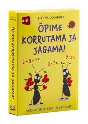 Tegevuskaardid Õpime korrutama ja jagama
