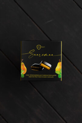 Pirni-mündimarmelaad tumedas šokolaadis